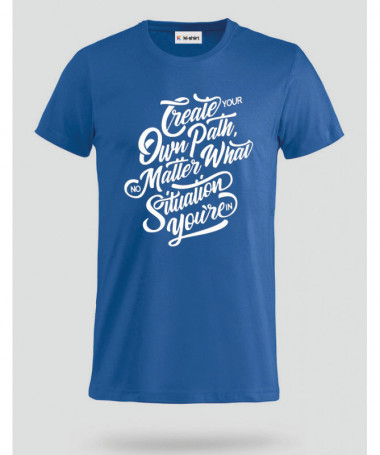 Create Your Own Path T-shirt Basic Uomo