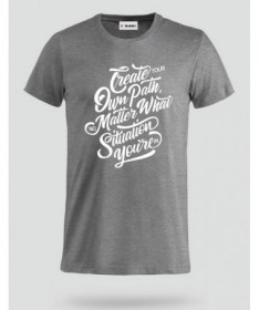 Create Your Own Path T-shirt Basic Uomo