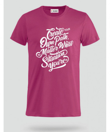 Create Your Own Path T-shirt Basic Uomo