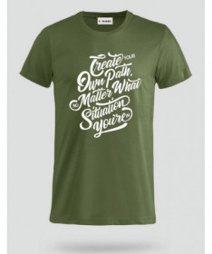 Create Your Own Path T-shirt Basic Uomo