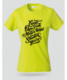 Create Your Own Path T-shirt Basic Donna