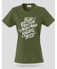 Create Your Own Path T-shirt Basic Donna