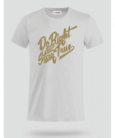 Do Right T-shirt Basic Uomo