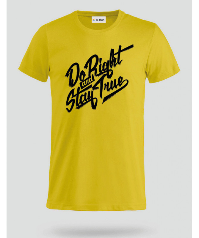 Do Right T-shirt Basic Uomo