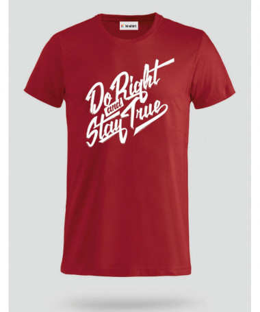 Do Right T-shirt Basic Uomo