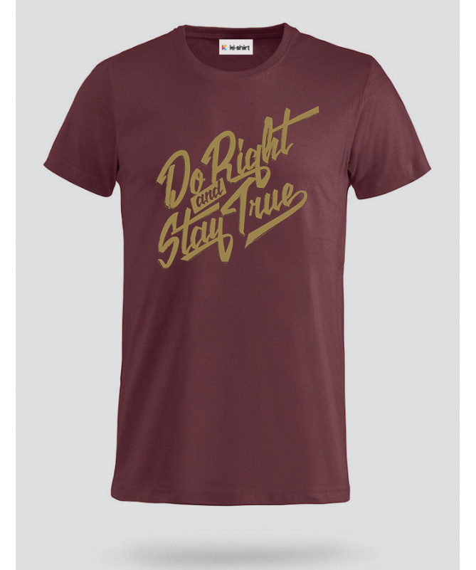 Do Right T-shirt Basic Uomo