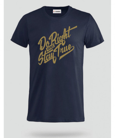 Do Right T-shirt Basic Uomo