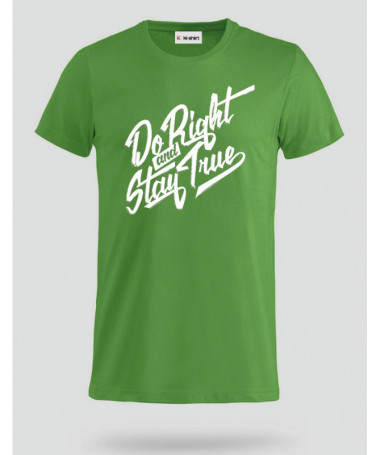 Do Right T-shirt Basic Uomo