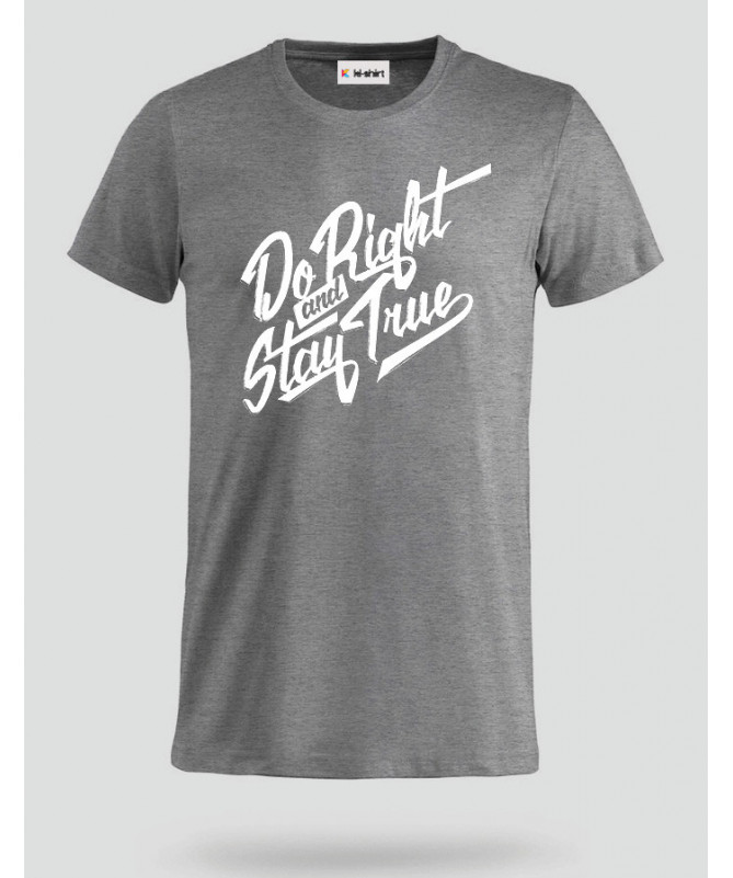 Do Right T-shirt Basic Uomo