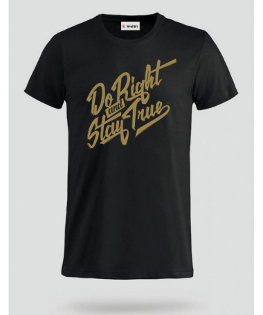 Do Right T-shirt Basic Uomo