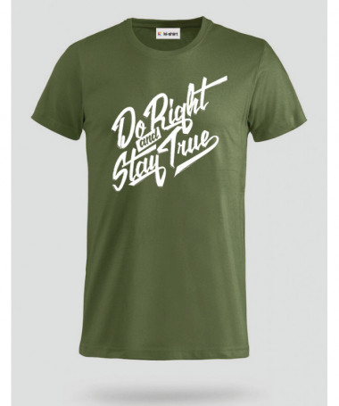 Do Right T-shirt Basic Uomo