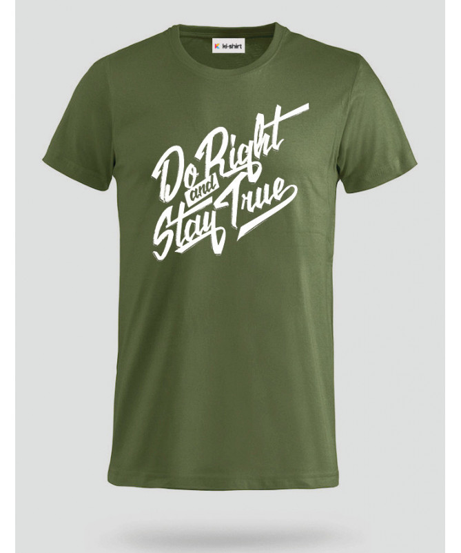 Do Right T-shirt Basic Uomo