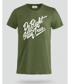 Do Right T-shirt Basic Uomo