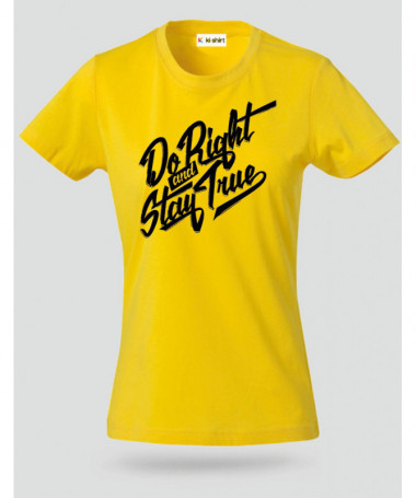 Do Right T-shirt Basic Donna