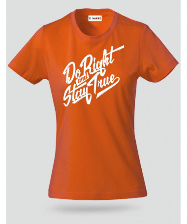 Do Right T-shirt Basic Donna