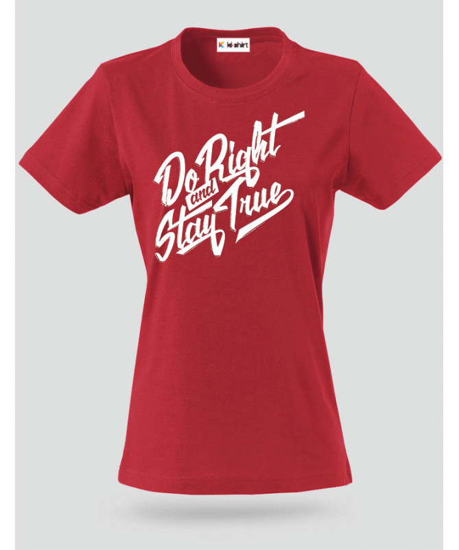 Do Right T-shirt Basic Donna
