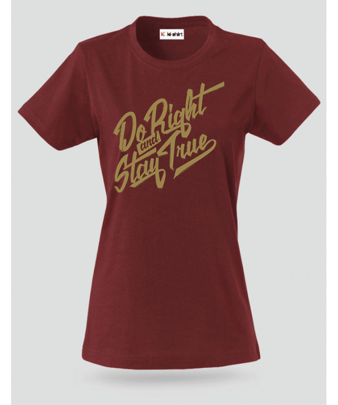 Do Right T-shirt Basic Donna