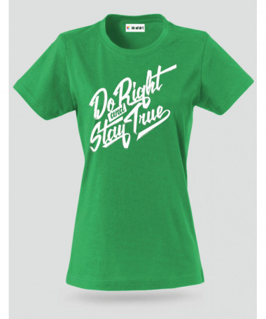 Do Right T-shirt Basic Donna
