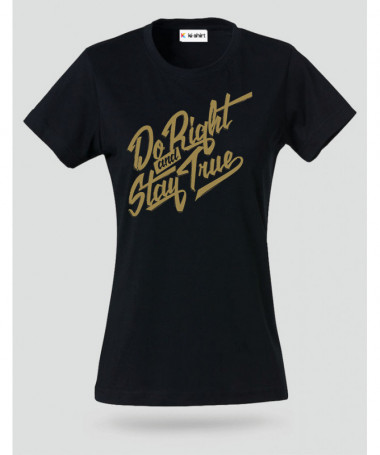 Do Right T-shirt Basic Donna