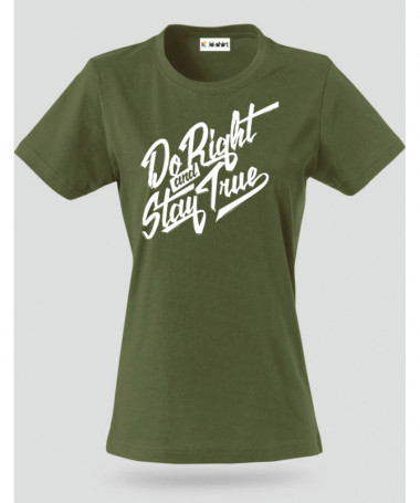 Do Right T-shirt Basic Donna
