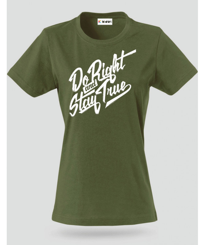 Do Right T-shirt Basic Donna