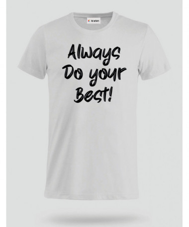 Do Your Best T-shirt Basic Uomo