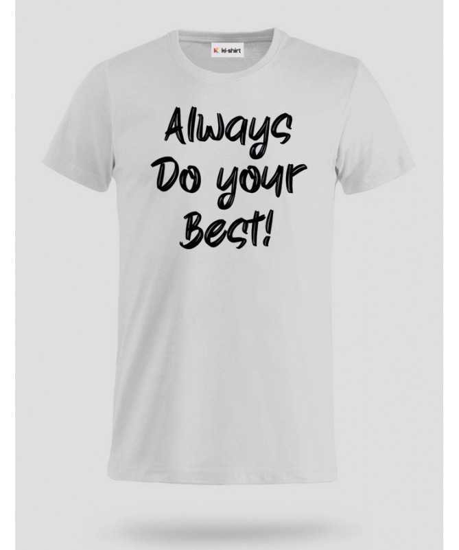 Do Your Best T-shirt Basic Uomo