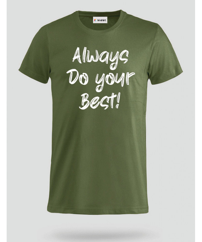 Do Your Best T-shirt Basic Uomo