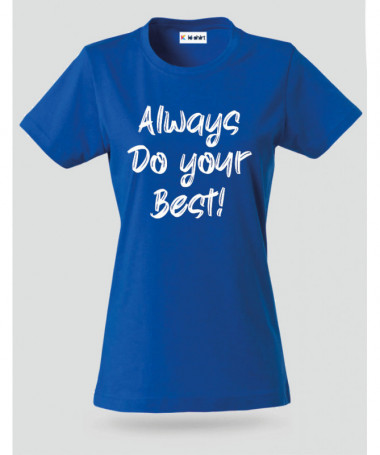 Do Your Best T-shirt Basic Donna