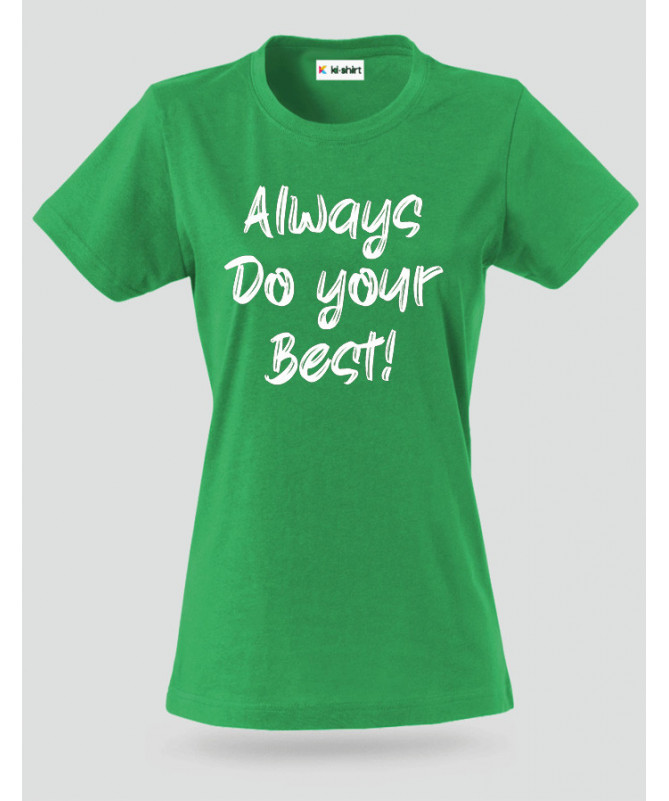 Do Your Best T-shirt Basic Donna