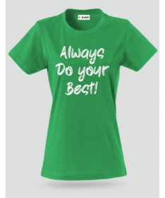 Do Your Best T-shirt Basic Donna