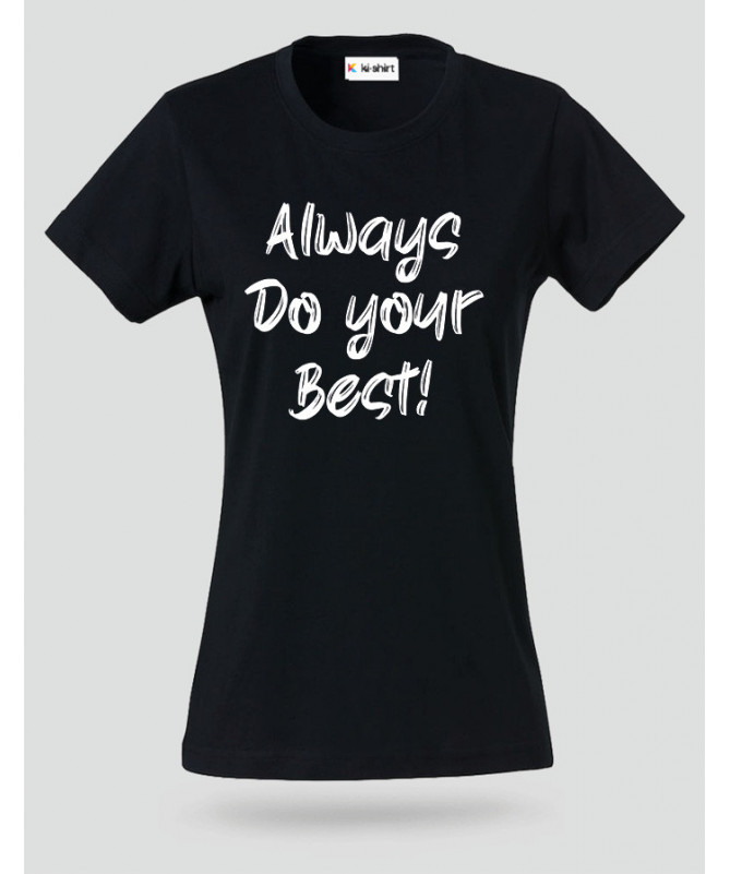 Do Your Best T-shirt Basic Donna