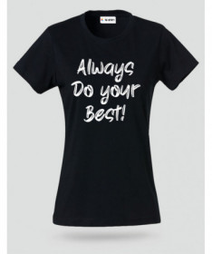 Do Your Best T-shirt Basic Donna