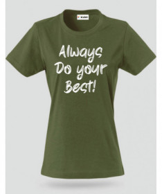 Do Your Best T-shirt Basic Donna