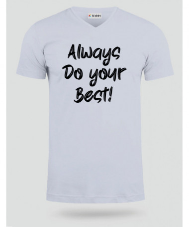 Do Your Best T-shirt Scollo V