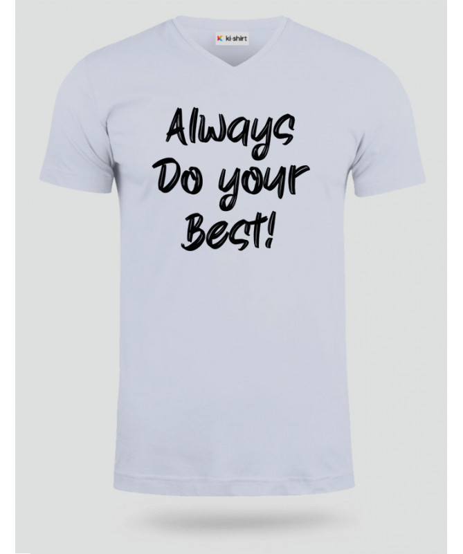 Do Your Best T-shirt Scollo V