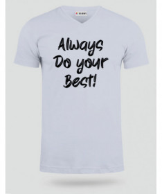 Do Your Best T-shirt Scollo V