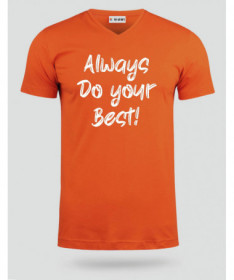 Do Your Best T-shirt Scollo V