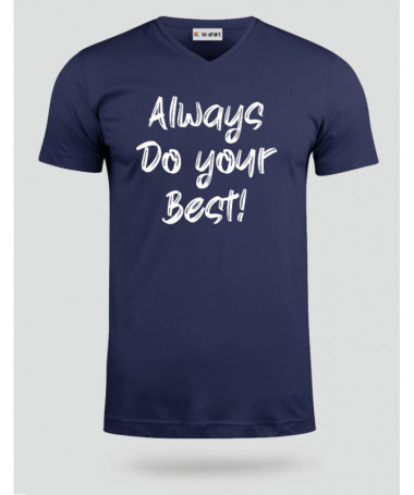 Do Your Best T-shirt Scollo V