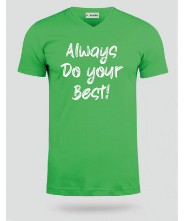 Do Your Best T-shirt Scollo V