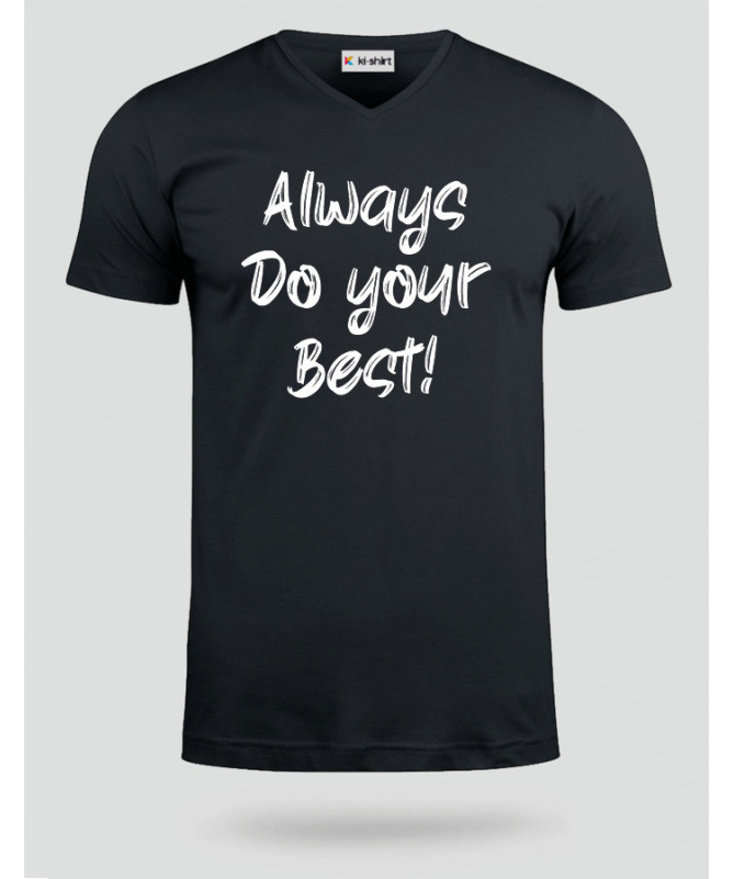 Do Your Best T-shirt Scollo V