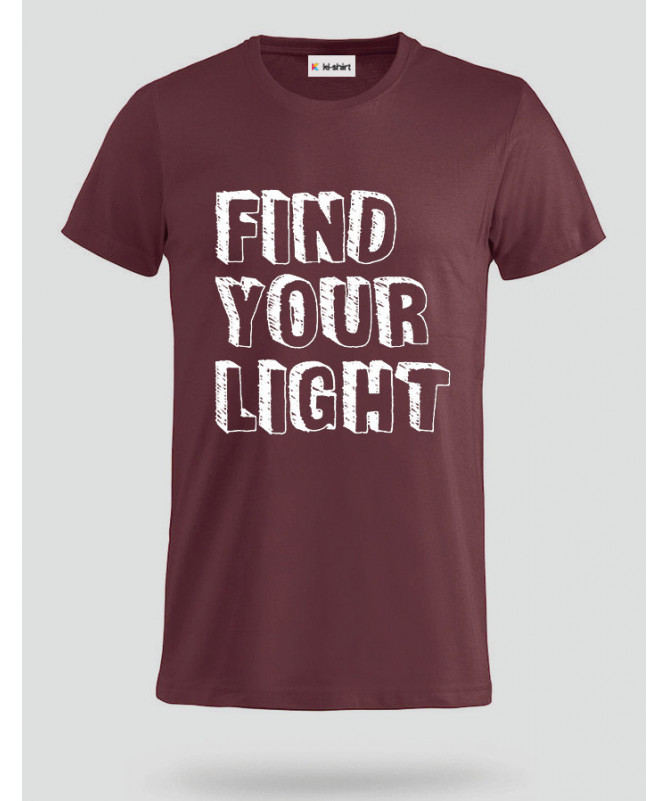 Find Your Light T-shirt Basic Uomo