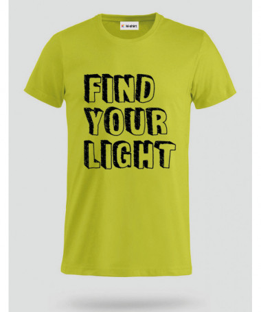 Find Your Light T-shirt Basic Uomo
