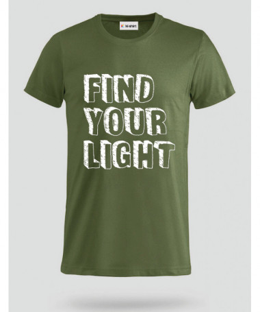 Find Your Light T-shirt Basic Uomo