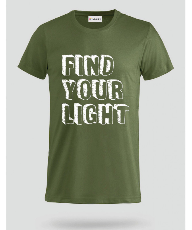 Find Your Light T-shirt Basic Uomo