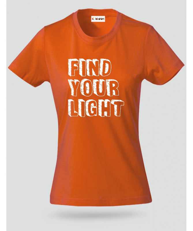 Find Your Light T-shirt Basic Donna