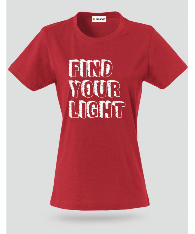 Find Your Light T-shirt Basic Donna