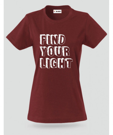 Find Your Light T-shirt Basic Donna