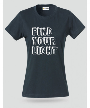 Find Your Light T-shirt Basic Donna