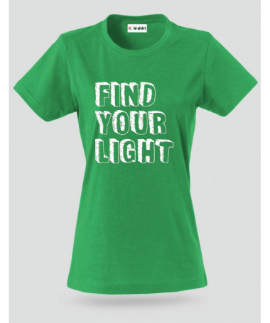 Find Your Light T-shirt Basic Donna